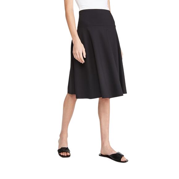 Susana Monaco Black Nylon High Waisted Tea Skirt Size XL - Picture 1 of 4